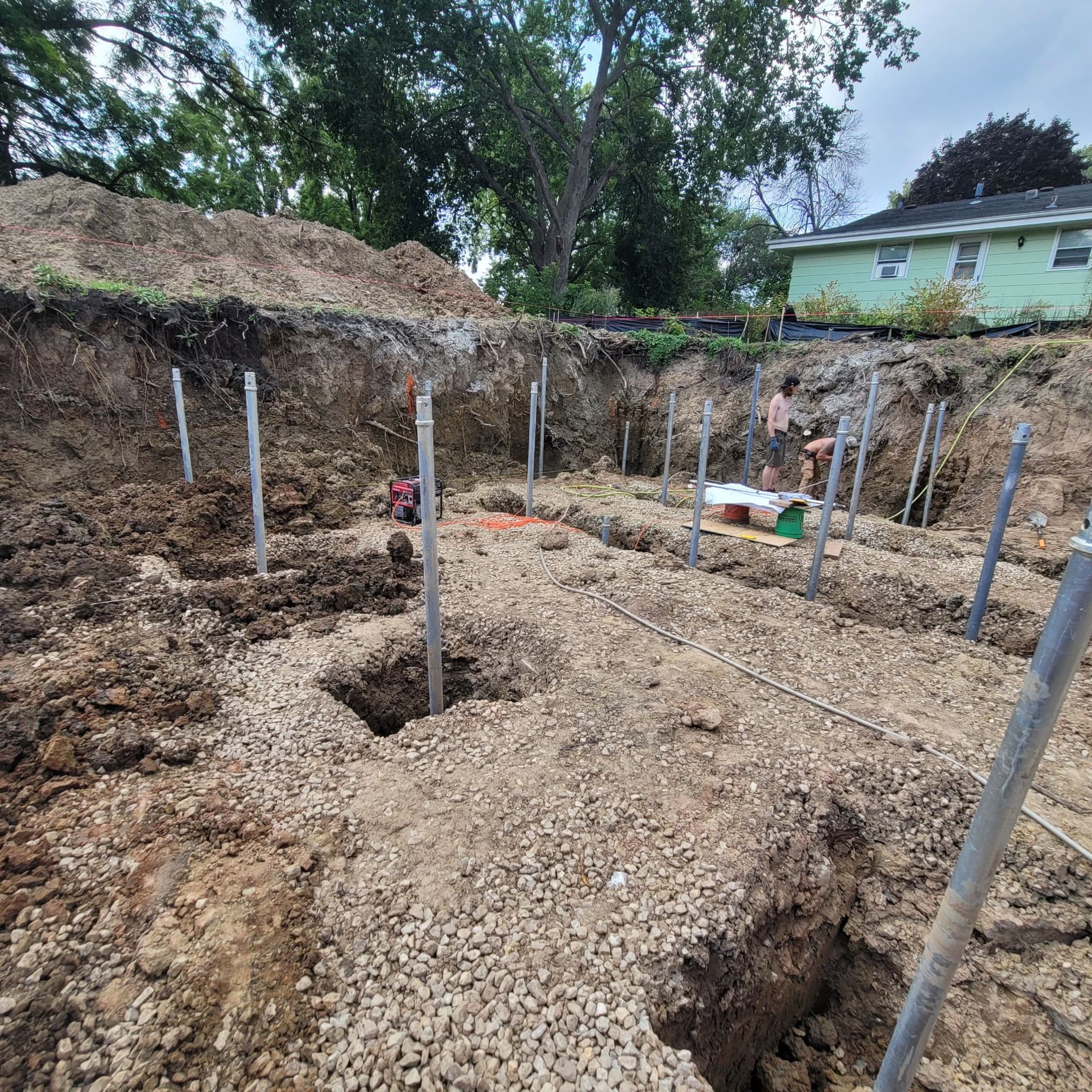 Gallery photos for Energy-Efficient Foundation Installation in Columbia Heights: Image #1