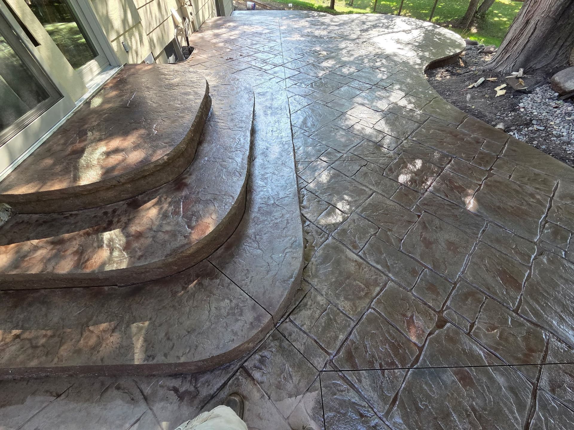 Gallery photos for Two-Level Decorative Patio in Burnsville MN: Image #2