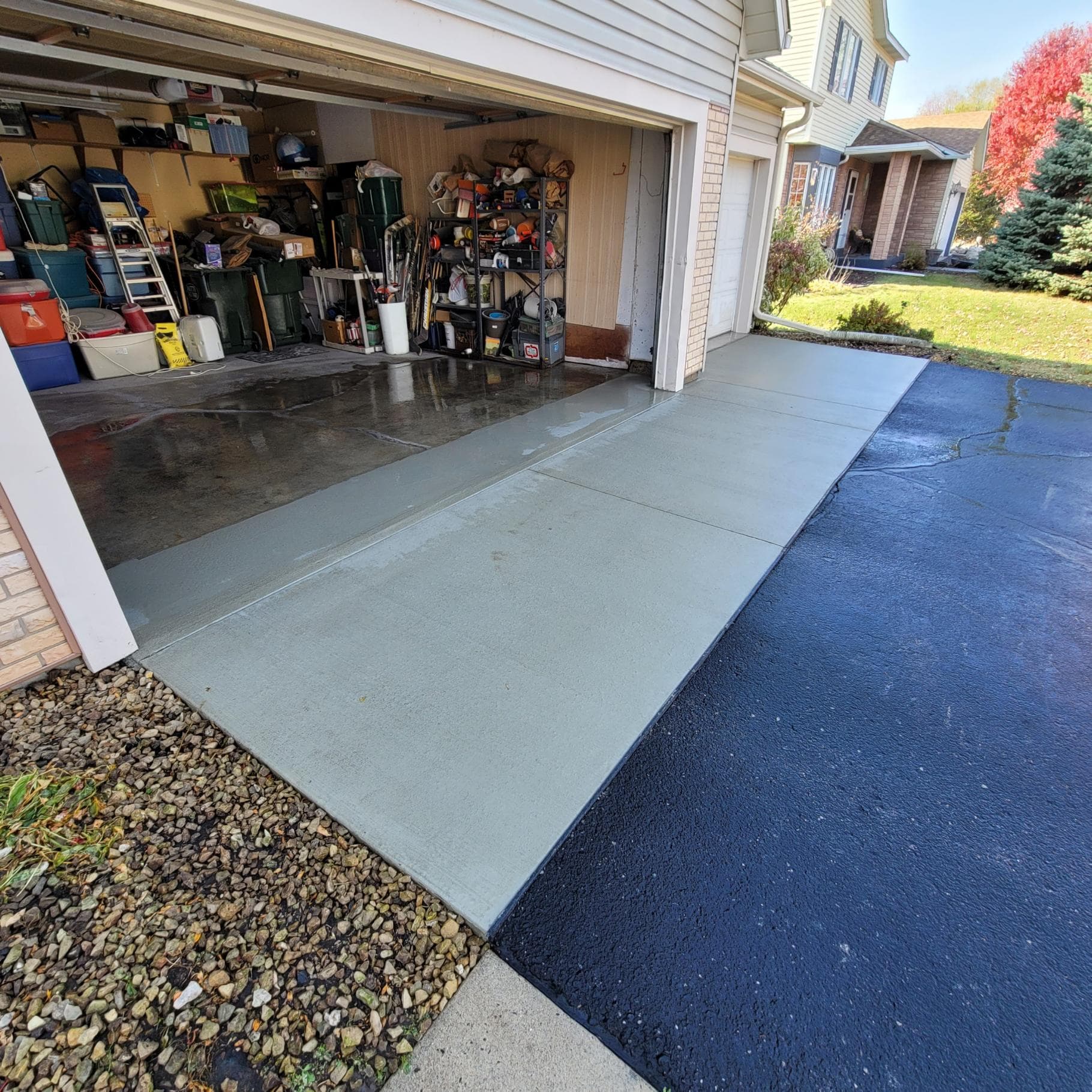 Gallery photos for Concrete Apron Upgrade in Savage MN: Image #1