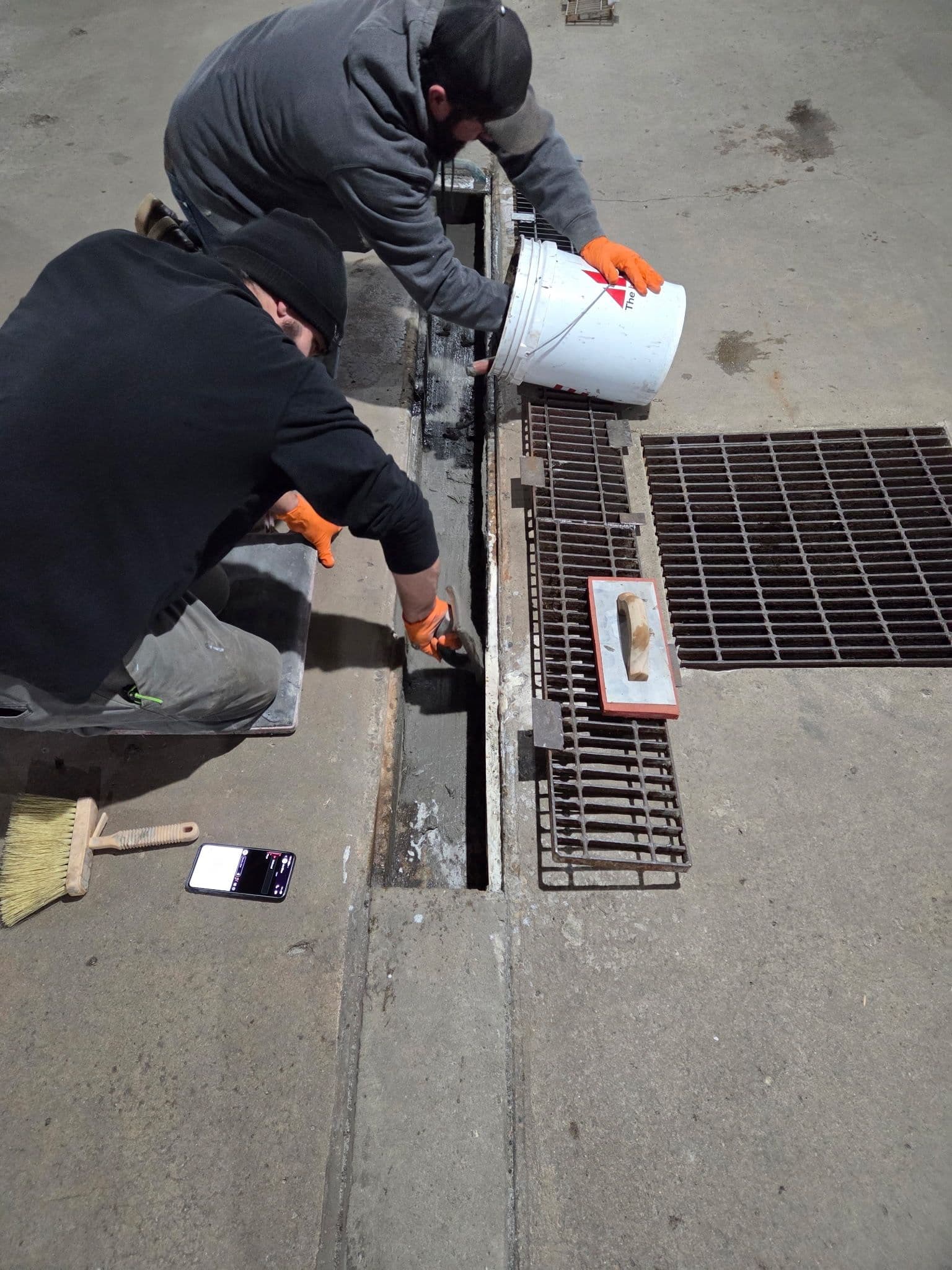 Gallery photos for Concrete Drainage Repair at Edina Apartment Complex Garage: Image #7